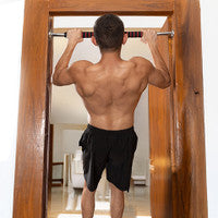 BOLDFIT Home Doorway Pull Up Bar - Adjustable Chin-Up Workout Rod